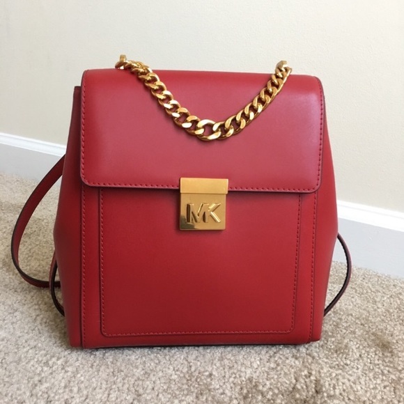 Michael Kors Handbags - Michael Kors leather backpack-NWT